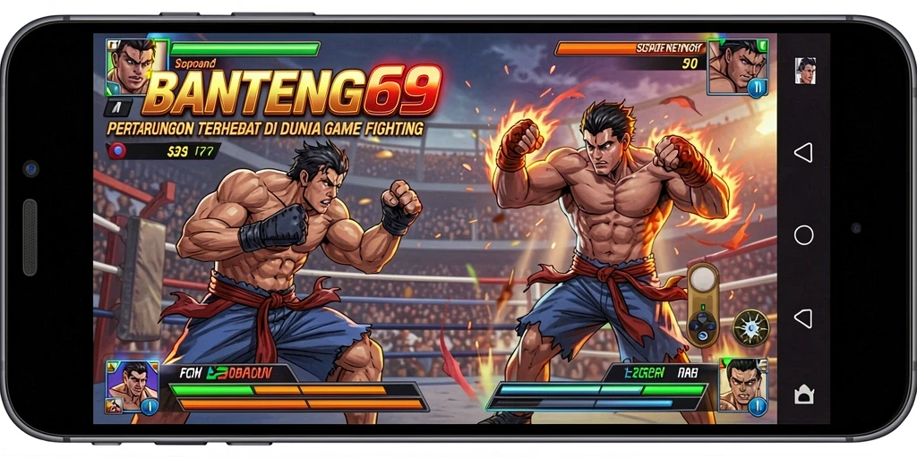 Tampilan aksi pertarungan seru dalam BANTENG69