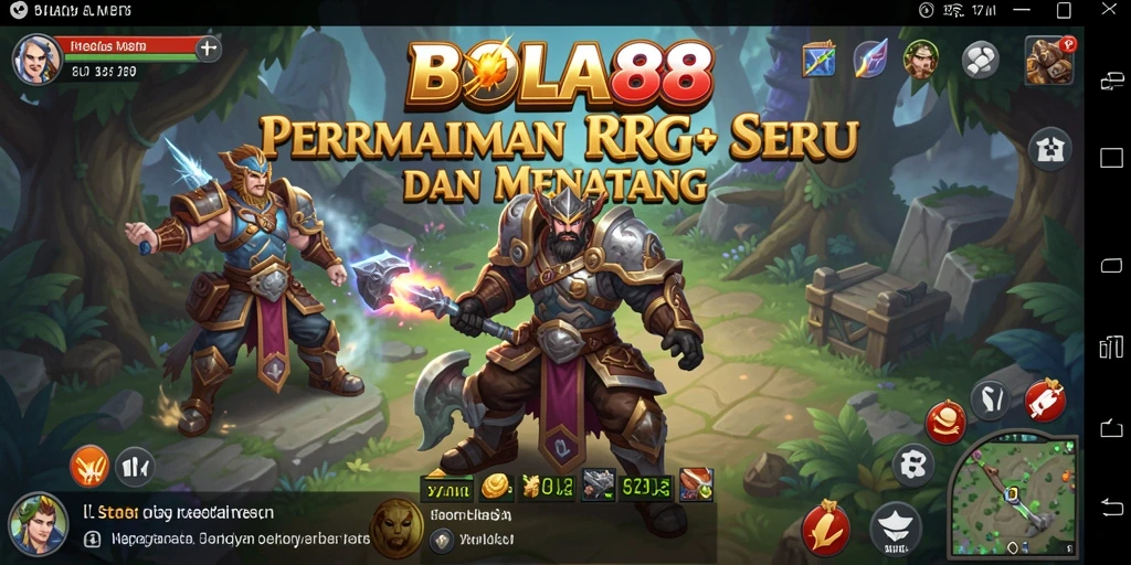 Gameplay RPG BOLA88 dengan grafis menawan dan aksi seru.