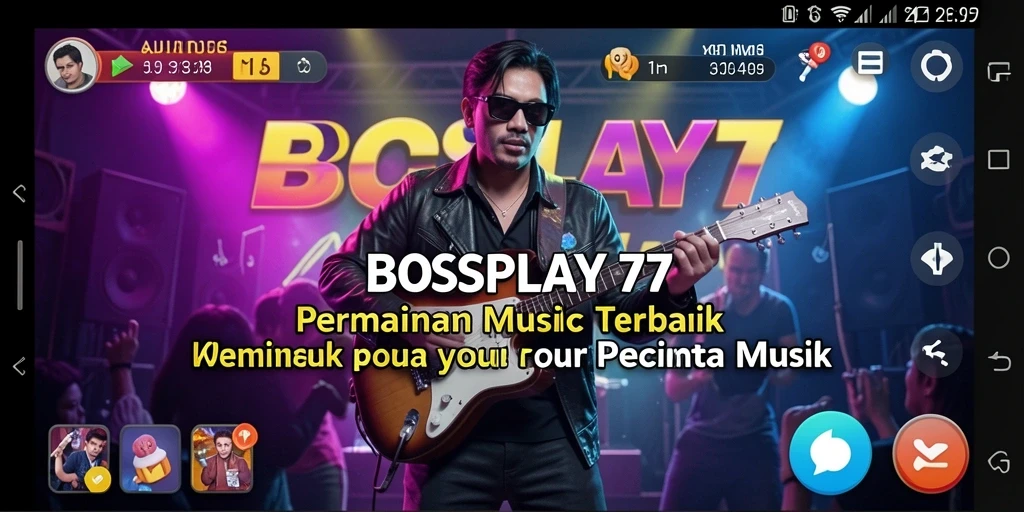 Tampilan gameplay BOSPLAY77 yang penuh warna dan interaktif.