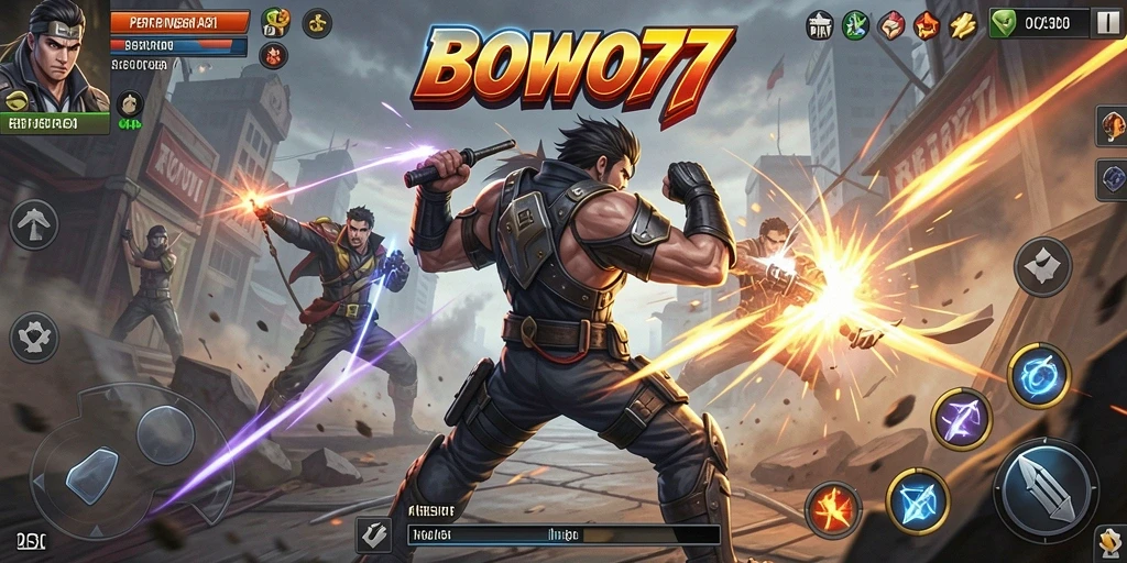 Gameplay intens dan seru dalam BOWO77.