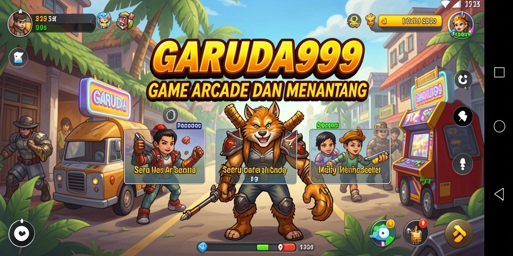 Tampilan gameplay seru dari GARUDA999, penuh aksi dan tantangan.