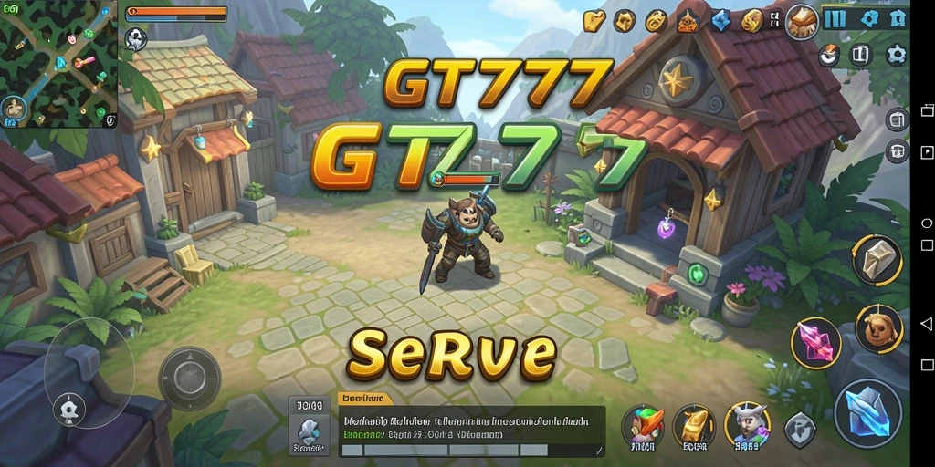 Screenshot gameplay GT777 menunjukkan aksi Idle yang seru dan grafik menarik.