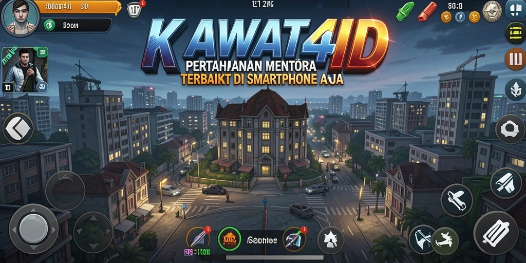 Gameplay KAWAT4D menampilkan strategi menara pertahanan yang mendebarkan.