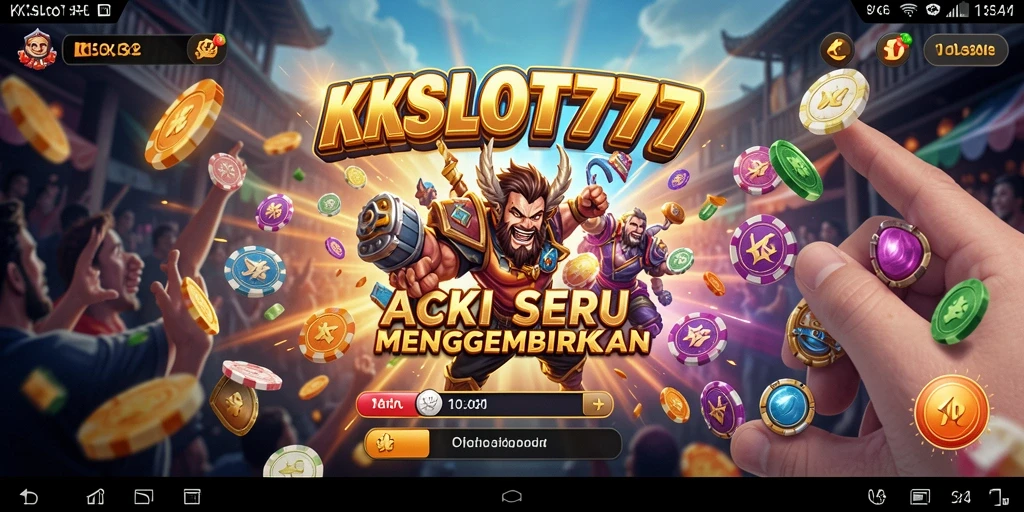 Tampilan gameplay KKSLOT777 yang penuh aksi dan tantangan.