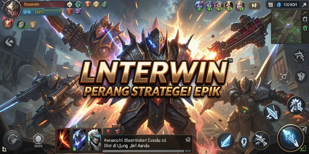 Tampilan gameplay LNTERWIN yang intens dan mendebarkan.