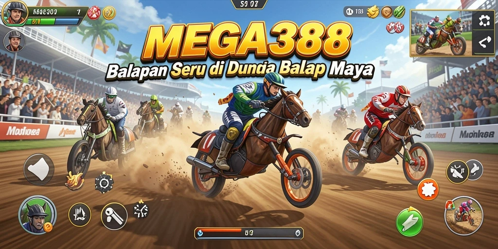 Tampilan gameplay MEGA388 yang memukau dan mendebarkan.