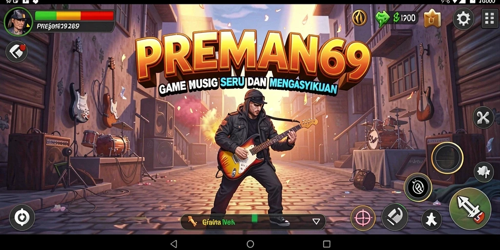 Tampilan gameplay menampilkan interaksi seru dalam permainan musik.