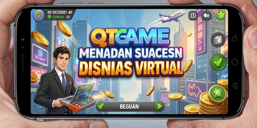 Tampilan gameplay Tycoon yang menarik dan mendidik.