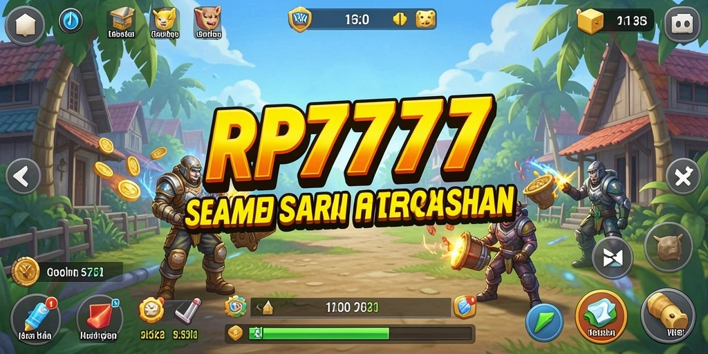Tampilan menarik dari gameplay RP777 dengan karakter yang unik.
