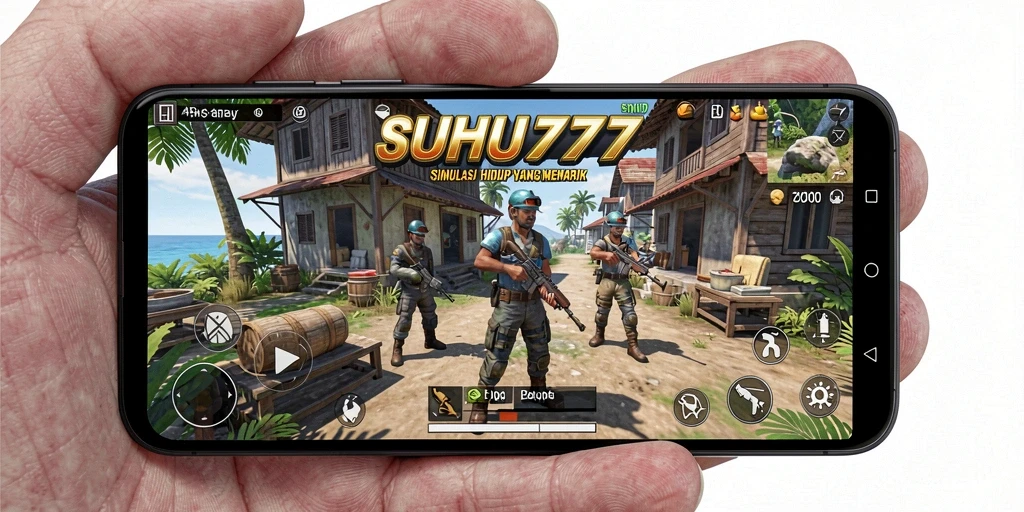Tampilan gameplay menarik dari game simulasi SUHU777.