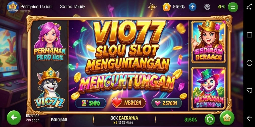 Tampilan menawan dari gameplay VIO77 yang mengasyikkan.